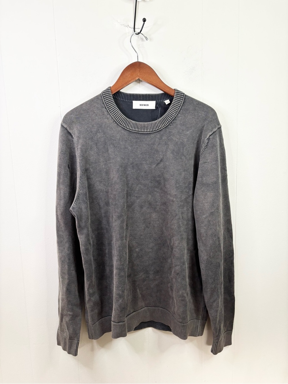 Buck Mason Gray Crewneck Sweater
